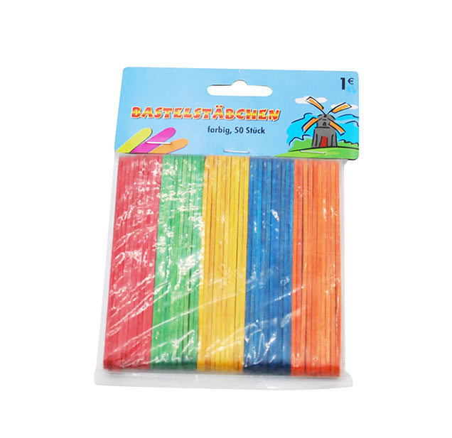 COLORED ICE CREAM STICKS